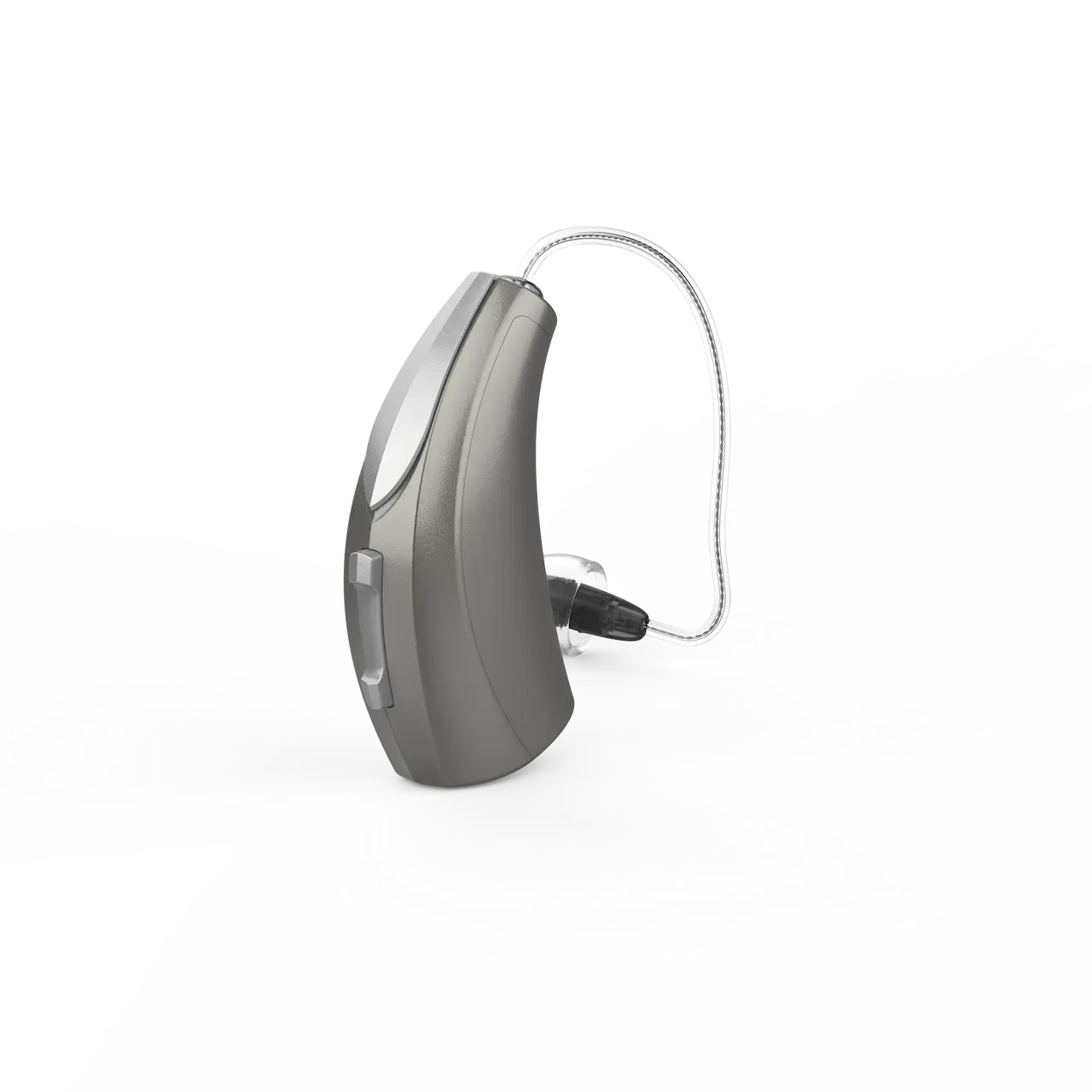 Appareil auditif - Micro contour à écouteur déporté (RIC) Gris- Audition Claire